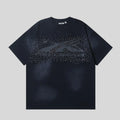 T SHIRT HELLSTAR CRYSTAL BLACK