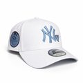 New York Yankees Heart White & Baby Blue